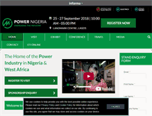 Tablet Screenshot of power-nigeria.com